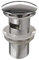 Bouchon de lavabo à bouton poussoir chromé Style moderne Click Clak Plug