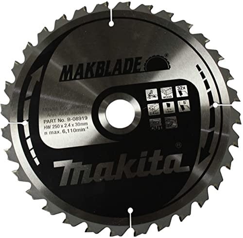 Makita b-08919 Lame de scie circulaire 250 x 30 mm 32T