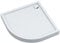 AQUABAD Duschwanne/Duschtasse | Ultima mit LeakProtect Technologie Smooth White 90x90cm R55 Viertelkreis