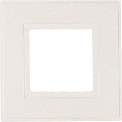 Dencon White Finger Plates for Flush Wall Switches Pre-Packed (2) (536529)