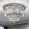 Saint Mossi Kronleuchter Modern Clar K9 Kristall Kronleuchter Leuchtmittel Deckenleuchte Aufhängung deckenlampe für Esszimmer Schlafzimmer Chrom Baldachin