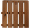 Gartenwelt Riegelsberger Terrassenfliese Kiefer braun imprägniert 50x50x3,2cm Holzfliese Balkonfliese Fliese Terrasse Balkon
