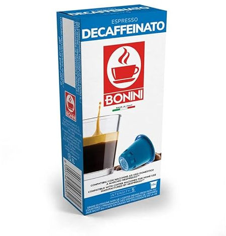 100 capsules de café décaféinées compatibles avec
