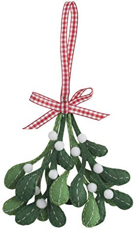 Trimits Christmas Felt Decoration Kits, 8 x 11cm, Mistletoe