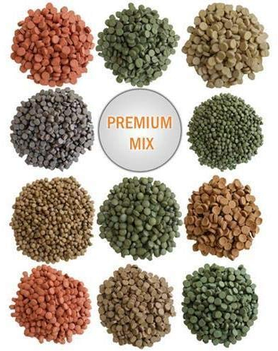 Spirulina Fischfutter Aquarium, Futtertabletten für Fische Welse, 13 Sorten (2 kg)
