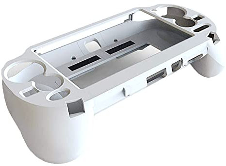 L2 R2 Trigger Hand Grip Shell Controller Custodia Protettiva per Sony Playstation PS Vita 1000 (bianco)