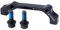 Gaetooely Disco Adattatore di Montaggio Pinza Freno Anteriore/Post Anteriore 180Mm Posteriore 160Mm per Hayes MTB