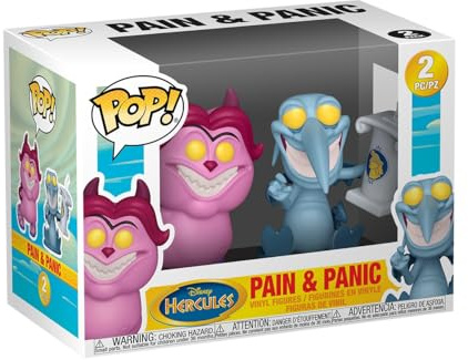 Funko Pop! Disney: Hercules - Panic & Pain 2 Pack - Hércules - Figura de Vinilo Coleccionable - Idea de Regalo - Mercancia Oficial - Juguetes para Niños y Adultos - Cartoon Fans