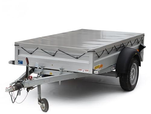 Flachplane für STEMA Anhänger 257 x 159 aus LKW Plane inkl Seil