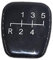 QINKO 5 Gang Schaltknauf Stick Emblem Trim Cap Cover Fit Für MERCEDES W202 C 1993-2001 W208 CLK 1997-2003 W210 E 1995-2003-5_Speed