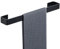 SAYAYO Porte-Serviettes Mural de Salle de Bain Anneau Porte Serviettes 40CM, Support Serviettes Noir en Acier Inoxydable SUS304 Montage à Vis, EGJF400-B