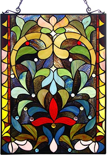 Fine Art Lighting Tiffany JP79N Glasscheibe, 45,7 x 61 cm, mehrfarbig