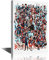 Soccer Superstar Messi PSG Poster, Leinwand, dekoratives Gemälde, Sport-Thema-Design, Wandkunst, 1 Stück, Heimdekoration, moderne Ästhetik, Schlafzimmer, fertig zum Aufhängen, 45.7 cm Bx30.5 cm H