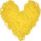 Yowamho 900 Yellow Rubber Band with 24 S-clips and 1 Small Crochet, Elastic, Not Easy to Break.