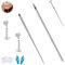 BodyAce G23 Titan Gewinde Piercing Taper Insertion Pin, 14G 16G 18G Lippen Ear Assistant Tool, Ohrringe Nasen Body Piercing Stretching Kit Navel Lip Eyebrow [A:16G(1.2mm)]