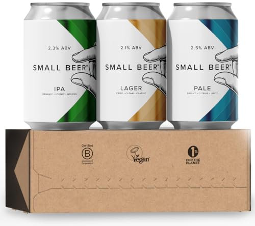 Craft Gift Set | Low Alcohol Mixed Selection (3x330ml) | IPA, Pale Ale, Lager | Mid-Strength Sampler, Father's Day Gift