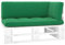 Tidyard Garten Ecksofa Gartensofa mit Kissen Sofa Lounge Einzelsofa Gartenmöbel Loungesofa Weiß Imprägniertes Kiefernholz