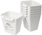 Ikea SUNNERSTA Küchen-Hänge-Behälter, weiß, 12 x 11 x 13 cm, 750 ml, Kunststoff, 503.037.35 - 6er Set