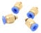 CNCTEC Lot de 4 raccords enfichables pneumatiques M5 vers 6 mm IQS, raccord enfichable pour air comprimé (M5-6 mm), FG184
