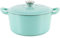Lätt Home Cocotte Hierro Fundido Esmaltado Verde Menta. Cocotte Redonda 23x11 CM - 4 L. Olla Elegante, Resistente, Especial para Inducción y Apta para todos tipo de Cocina
