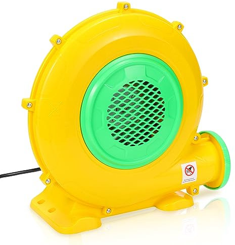Cecaylie 370w hüpfburg gebläse, elektrische Luftpumpe für aufblasbare Spielzeuge, Gebläsepumpe Ventilator mit Netzkabel, mit Griff Dauergebläse ABS