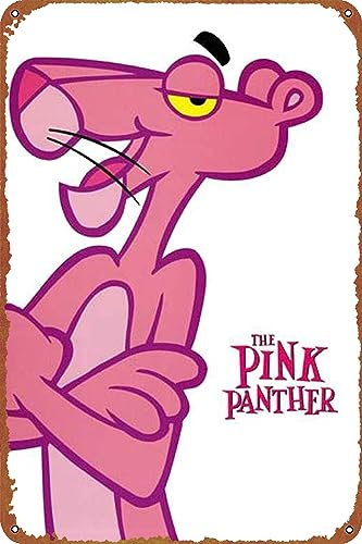 The Pink Panther Poster Vintage Look Blechschild Wanddekoration 20,3 x 30,5 cm