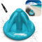 Airboom - aufblasbarer Schirmständer für Strandschirme inkl. Pumpe Getränkekühler Sonnenschirmhalter Strand Camping Sonnenschutz (Blau)