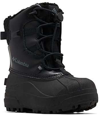 Columbia Bugaboot Celsius, Stivali da neve Unisex - bambini e ragazzi, Black/Graphite 2024 , 31 EU