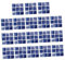 UKCOCO 54 Stk Fliesenaufkleber Abziehen Und Aufkleben Mosaik Wandtattoos Mosaik-backsplash-stick Selbst Transfer Von Mosaikfliesen Mosaik Küchenfliesen Bad Glasbaustein Keramikfliesen 3d