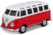Maisto Tech R/C Power Racer Volkswagen T1 Samba: Ferngesteuertes Fahrzeug mit App-Steuerung und Akku, ab 6 Jahren, rot (582650-3)