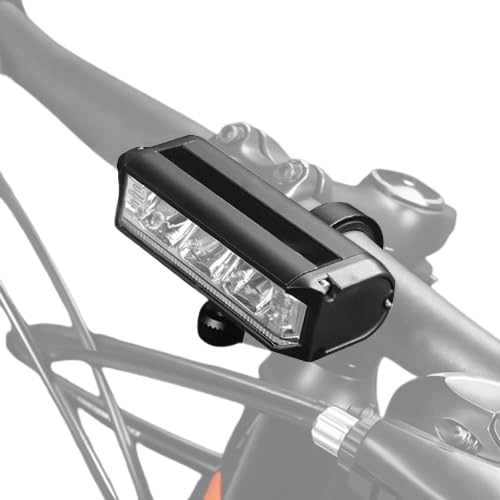 GVOREE 1400 Lumen Fahrradlampe USB wiederaufladbar, Superhelle LED Fahrradbeleuchtung mit Aluminiumgehäuse, 4 Lichtmodi, IPX4 wasserfest für Straße Pendeln