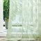 Kotile Tende trasparenti verde salvia, lunghe 260 cm, per soggiorno, 2 pannelli, motivo floreale rustico, tende in pizzo verde primaverile, per camera da letto, tasca per asta, tende velate vintage,