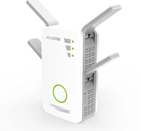 1200 Mbps Router Range Extender Signal Booster 2.4/5GHz Dual Band AP WPS con 4 antenne esterne