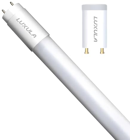 LUXULA LED Röhre 120cm - Kunststoff T8 G13-18W 2160lm - 4000K Neutralweiß - inkl. Starter-Brücke - Röhrenlampe Leuchstoffröhre Neonröhre