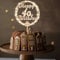 ENLACE Tortendeko 40. Geburtstag Mann Frau, Cake Topper Holz Mit LED Lichterkette, Happy 40th Birthday Topper, Kuchendeko Für Männer Und Frauen