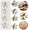 MINFEIDMS Engel Baby Silikon Fondant Formen für Schokolade Kuchen Dekoration Cupcake Topper Süßigkeiten Zucker Handwerk Gum Paste Polymer Clay
