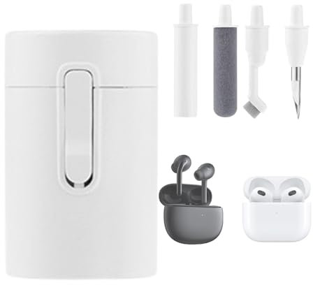 Kit de Cepillo de Limpieza para Auriculares - Kit de Limpieza portátil Aiirpod | Kit de Limpieza de Auriculares con Cabezal de Esponja de Viaje, Herramienta de Limpieza de Auriculares, Herramienta de