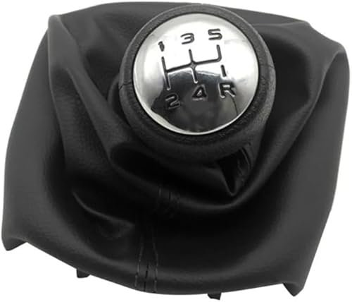 ANRAM Pomos Palanca de Cambios para Peugeot 307 207 406,Manija De Bola Pomo Cambios Marcha Coche Accesorios
