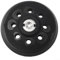 HpLive Plateau de support 125 mm pour ponceuse Metabo, 6 trous d'aspiration, plaque de support SXE 325 Intec 425