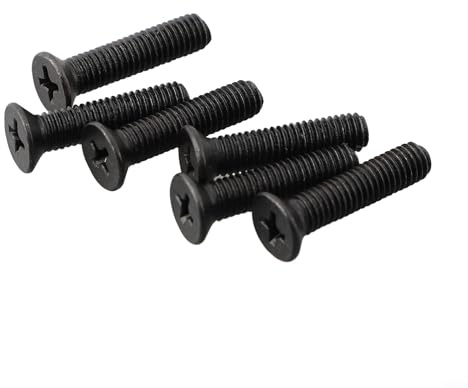 FUANA 6 viti adattatori per mandrino per trapano, vite inversa per trapano a mano, M5M6 22 mm, bullone filettato sinistro (M5 x 22 mm)