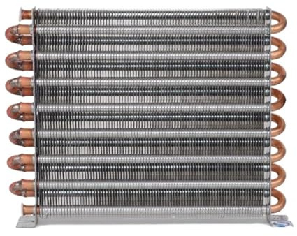 Réfrigérateur à condensateur refroidi à l'eau et à l'air, radiateur à Tube en cuivre, congélateur, évaporateur universel fait maison, petit Pour les débutants en bricolage(B)