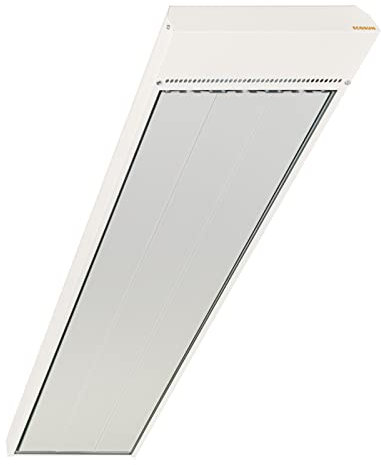 Ecosun S+ Projecteur infrarouge sombre 3600 W, 230/400 V, IPX4, radiateur industriel pour entrepôts, ateliers, garages, salles de sport