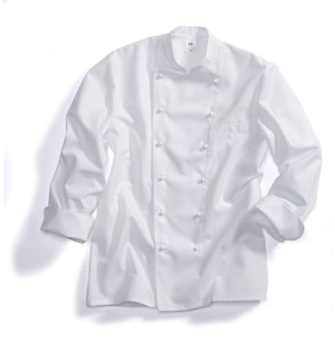 BP 1503-400-21-54 Kochjacke, 1/1 Ärmel mit Manschetten, 215,00 g/m² Stoffmischung, weiß, 54