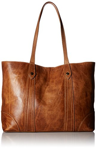 FRYE Damen Melissa Shopper Tote Bag, Stylist Large Handbag with Adjustable Strap & Pockets Schulter-Handtasche, beige, 38 EU