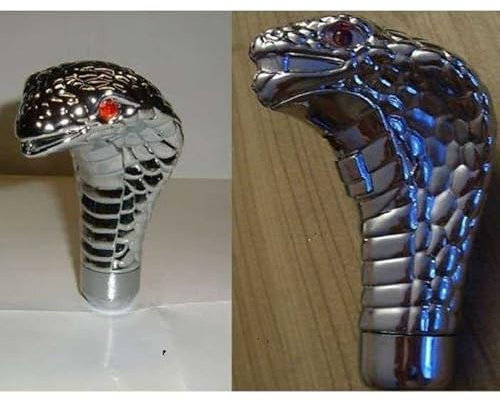 hotrodspirit – Schalthebel Schlange Cobra Kunststoff verchromt Universal