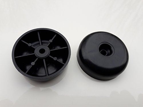 4 Stück Möbelfuß rund Ø50mm, Höhe 15mm, stabile Ausführung