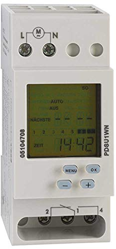 PROTEC.CLASS Digitale Wochenschaltuhr Basic PDSU1WN