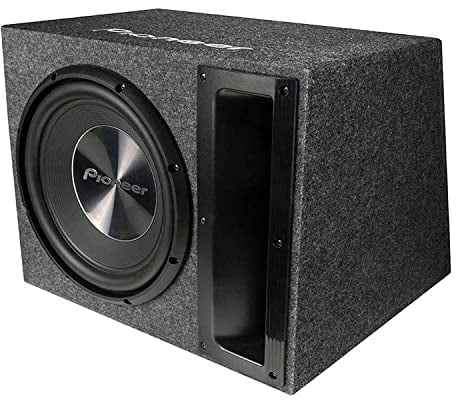 Pioneer TS-A300B Bassreflex-Gehäusesubwoofer (1500 W), IMPP Membran für eine optimierte Basswiedergabe, kontinuierliche Ausgangsleistung 500 W