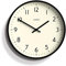 JONES CLOCKS® Studio Uhr | Moderne runde wanduhr | 30cm | Schwarz | Leicht lesbare Zahlen | Vielseitiges Design für küche, Wohnzimmer oder büro