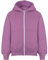 A2Z 4 Kids Girls Boys Classic Plain Tie Dye Print Full Zip Up Hooded Zipper Top Jacket - Zipper Lilac 5-6